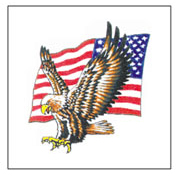 Eagle And Flag Tattoos