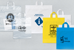 Plastic Bags With Loop Handle