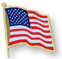 US Flag Pins
