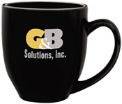 172-14 oz. Solid Black Bistro