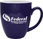 17384-16 oz. Midnight Blue Out/White In Bistro Mug