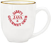 173-14 oz. Solid White Bistro Mug