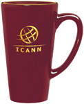 195-16 oz. Maroon Cafe Grande Mug