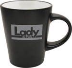 21370-12 oz. White Inside/Black Satin Matt Outside