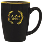 3482- 16 oz. Black Taza Mug