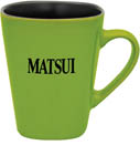4720-14 oz. Lime Green Sterling Mug w/Black Interior 