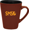 4729-14 oz. Brick Red Sterling Mug w/Black Interior 