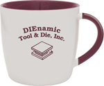 59075-13 oz. Maroon Duo-Tone Mug