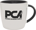 59082-13 oz. Black Duo-Tone Mug
