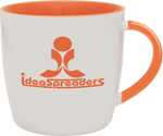 59085-13 oz. Orange Duo-Tone Mug
