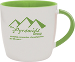 59088-13 oz. Lime Green Duo-Tone Mug