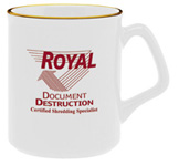 611-10 oz. White Titan Mug