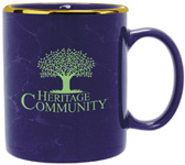 661-11 oz. Midnight Blue Marble Mug