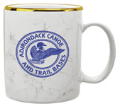 665-11 oz. White Marble Mug 
