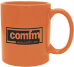 708-11 oz. Orange Hampton Mug