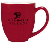 735-14 oz. Red Duo-Tone Bistro Mug