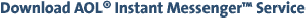 Download AOL Instant Messanger Service