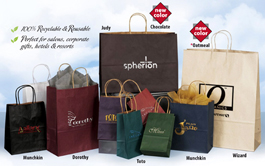 Colored Shopping Bags