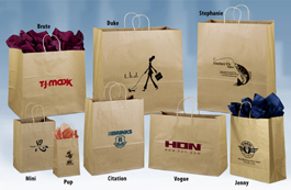 Brown Paper Shopping Bags